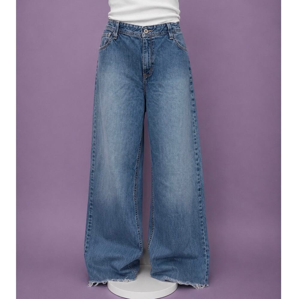 Vintage eddie bauer wide leg jeans